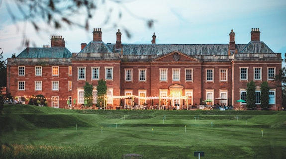 Holme Lacey House Exterior Evening